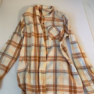 True Craft Red and White Plaid Shirt